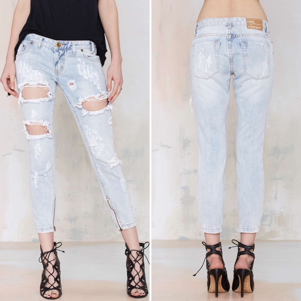 One Teaspoon Trashed Freebird Jeans - Brando
